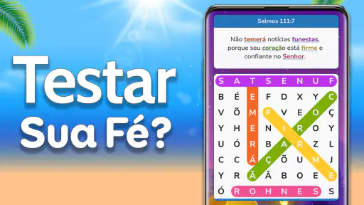 Caca Palavras Cruzadas Bíblia screenshot