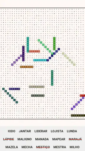 Caça-Palavras Difícil screenshot