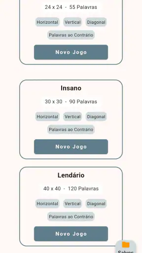 Caça-Palavras Difícil screenshot