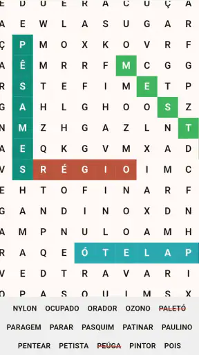 Caça-Palavras Difícil screenshot
