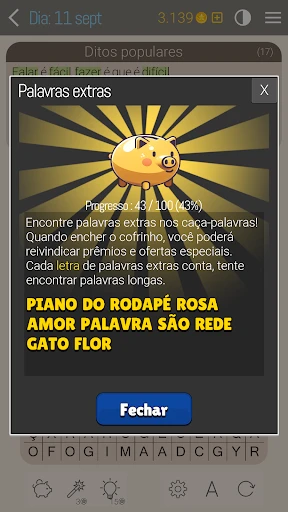 Caça Palavras - em Brasileiro screenshot