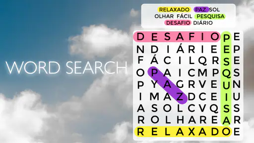 Caça-Palavras: Jogo Offline screenshot
