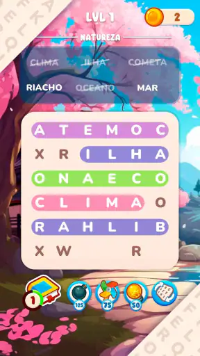 Caça Palavras português screenshot