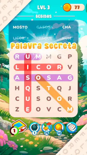 Caça Palavras português screenshot