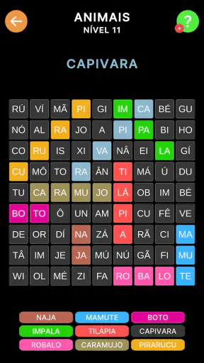 Caça-Palavras Silábico screenshot