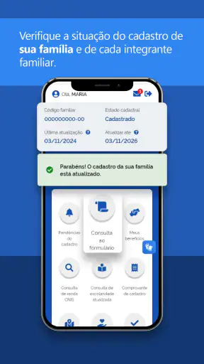 Cadastro Único screenshot