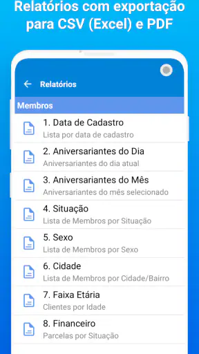 Cadastros screenshot