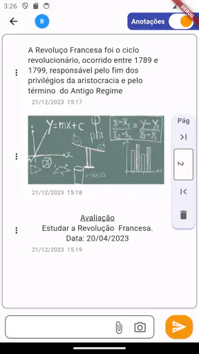Caderno Anotações por Matérias screenshot