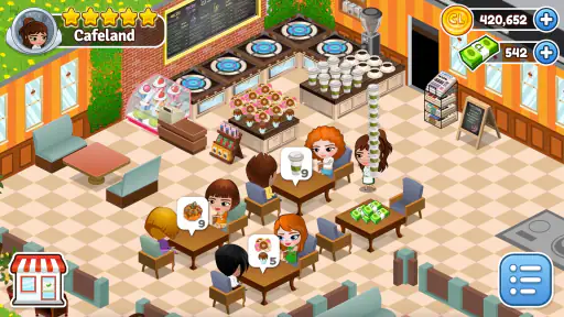 Cafeland - Jogo de Restaurante screenshot