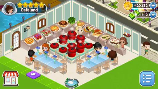 Cafeland - Jogo de Restaurante screenshot