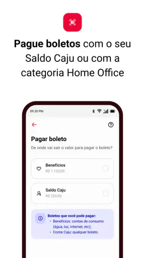 Caju - Benefícios por inteiro screenshot