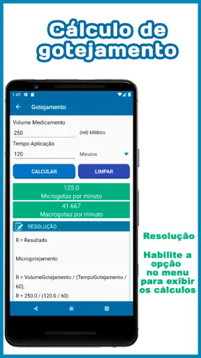 CalcFacil - Enfermagem screenshot