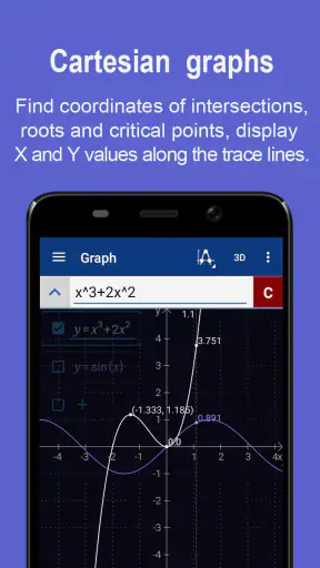 Calculadora Científica Gráfica screenshot