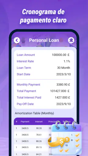 Calculadora de Empréstimos screenshot