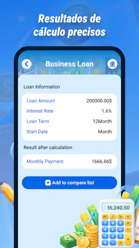 Calculadora Empréstimo Fácil screenshot