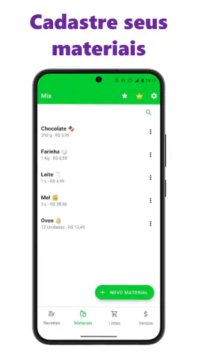 Calcular Preço de Venda – Mix screenshot