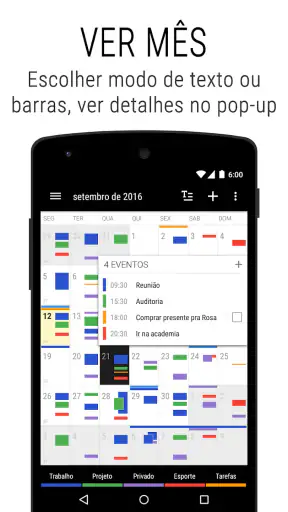 Calendário Business Agenda Pro screenshot
