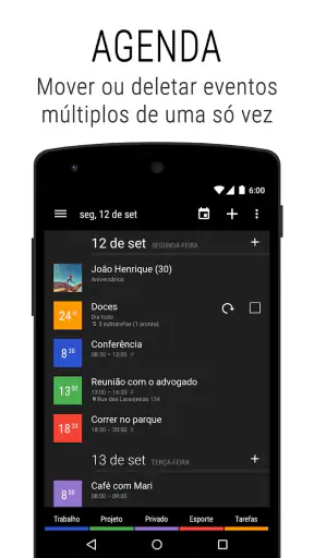 Calendário Business Agenda Pro screenshot
