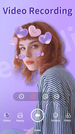 Câmera de beleza-Selfie,Editor screenshot