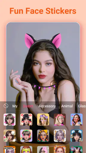 Câmera de beleza-selfie,filtro screenshot