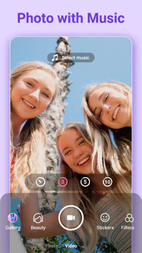Câmera de beleza-selfie,filtro screenshot