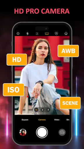 Câmera HD & Filtros screenshot