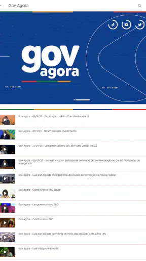 Canal Gov screenshot