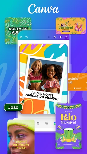 Canva: editor de fotos e vídeo screenshot