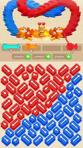 Caos de Lãs - Wool Sort Games screenshot