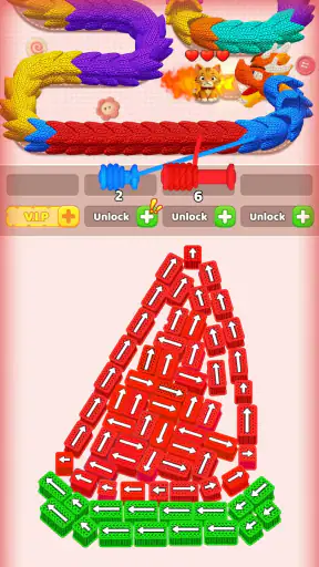 Caos de Lãs - Wool Sort Games screenshot