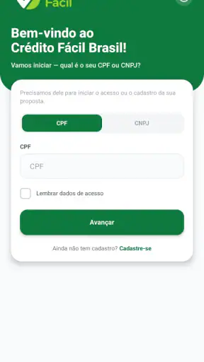 Cartão Crédito Fácil screenshot