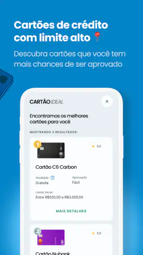 Cartão de Crédito Ideal screenshot