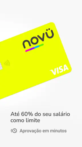 Cartão de Crédito: novücard screenshot