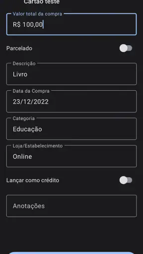Cartão Fácil: Faturas e Limite screenshot
