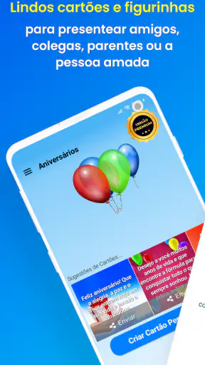 Cartão Mensagem de Aniversário screenshot