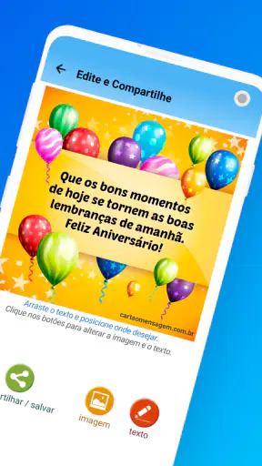 Cartão Mensagem de Aniversário screenshot