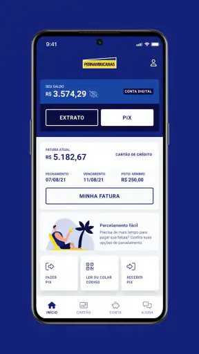 Cartão Pernambucanas screenshot