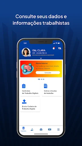 Carteira de Trabalho Digital screenshot
