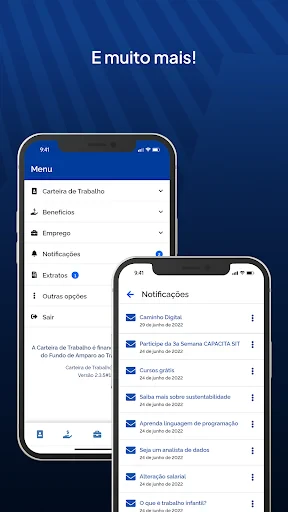 Carteira de Trabalho Digital screenshot