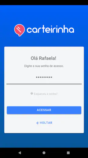 Carteirinha screenshot
