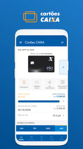 Cartões CAIXA screenshot