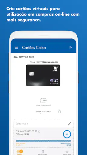 Cartões CAIXA screenshot
