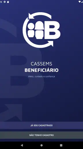 CASSEMS Beneficiário screenshot