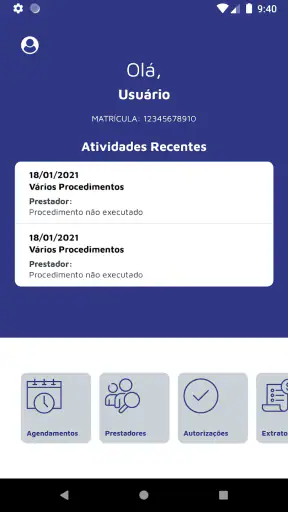 CASSEMS Beneficiário screenshot