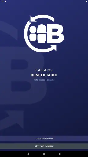 CASSEMS Beneficiário screenshot