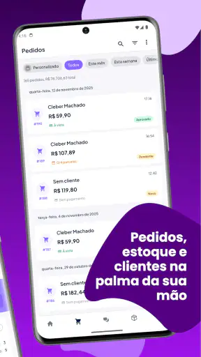Catálogo e Controle de Vendas screenshot