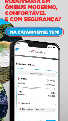 Catarinense Passagem de ônibus screenshot