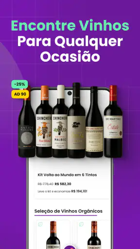 CaveOn: Vinhos Premium screenshot