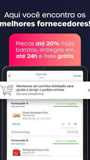 Cayena - Compras de insumos screenshot