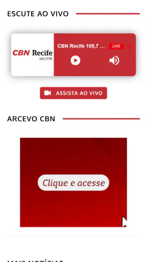 CBN Recife - 105,7 FM screenshot